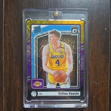 24-25 Donruss Optic Dalton Knecht #256 Black Gold Velocity Rated Rookie RC 1/8