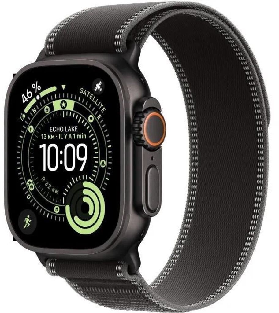 Apple Watch Ultra 3 GPS+Cellular 49mm Schwarzes Titangehäuse - Ohne Zubehör
