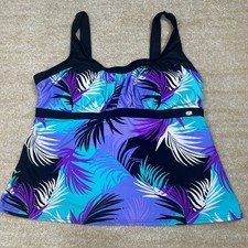 Zero X Posur Swim Dress Womens 3X Tropical Ta...