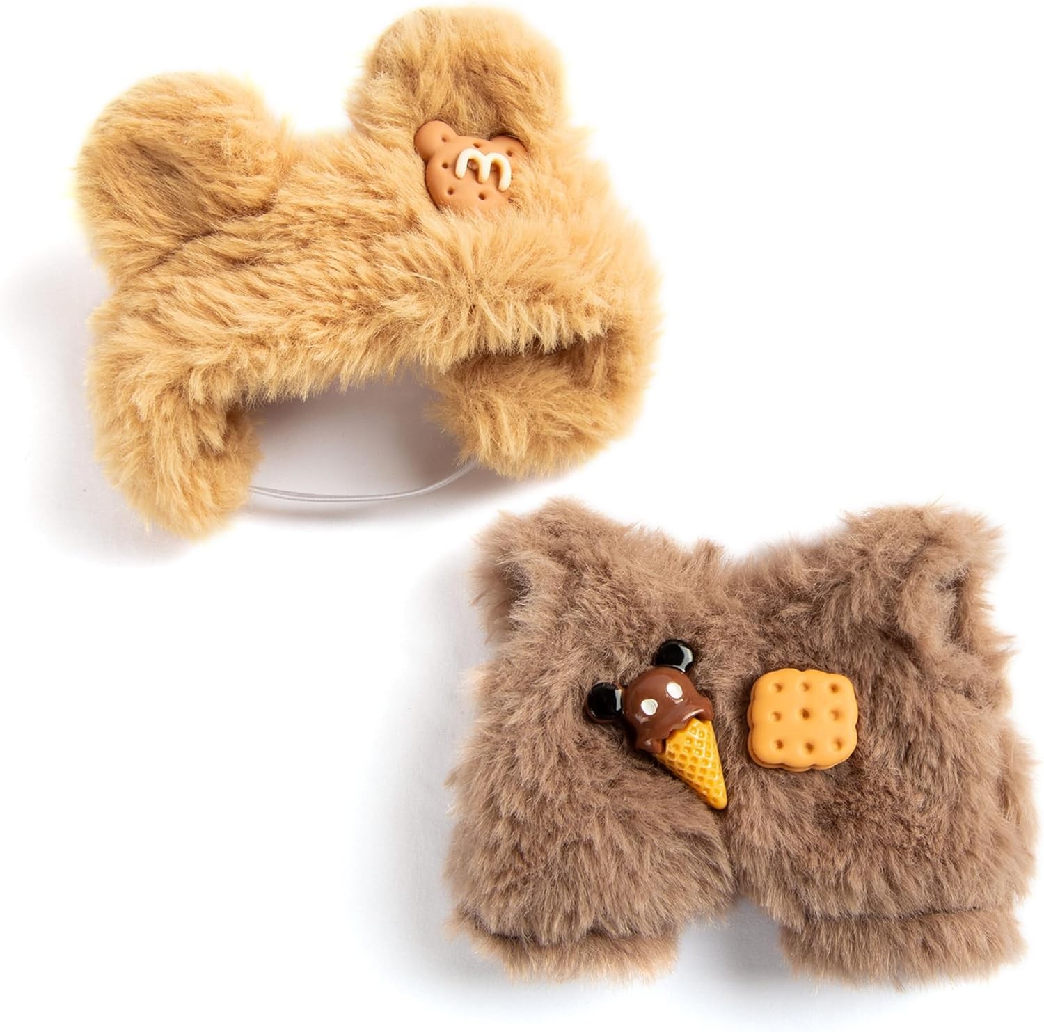 Labubu Plush Doll Clothes Set with Animal Cosplay Bear Accessories Cartoon Style