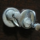 SIAM STERLING EARRINGS WITH WHITE ENAMEL — photo 3