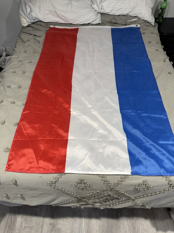 French Flag Red White Blue Vertical Stripes International Country Flag Banner