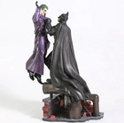 BATMAN vs THE JOKER Statue Arkham City Figur Film Superheld Comics Statue 28cm