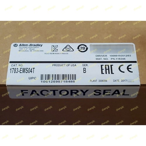 Nuevo conmutador de red Ethernet AB PLC 1783-EMS04T Ser B sellado 1783 EMS04T MS - Imagen 3 de 6