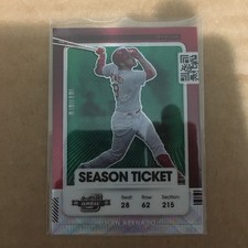 2021 Panini Contenders Optic Green Wave #51 Nolan Arenado - BB