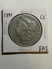 1881-CC Morgan Silver Dollar Carson City XF Detail Key Date CC