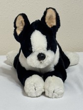 Toys R Us 2000 Animal Alley 12 Inch Boston Terrier Plush Puppy Dog Soft Clean