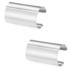 2Pcs Cuff Bangle Bracelet for Women Open Wide Wire Bracelets Gold Wrist Cuff Wra