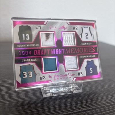 2024 Leaf #DNM-13 Robinson, Kidd, Hill, Howard 1994Draft Night Memories /15