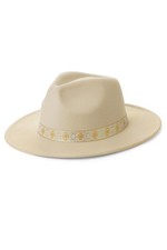 Wide Brim Boho Western Hat for Men and Women- Felt Fedora Hat with 4 inches F...