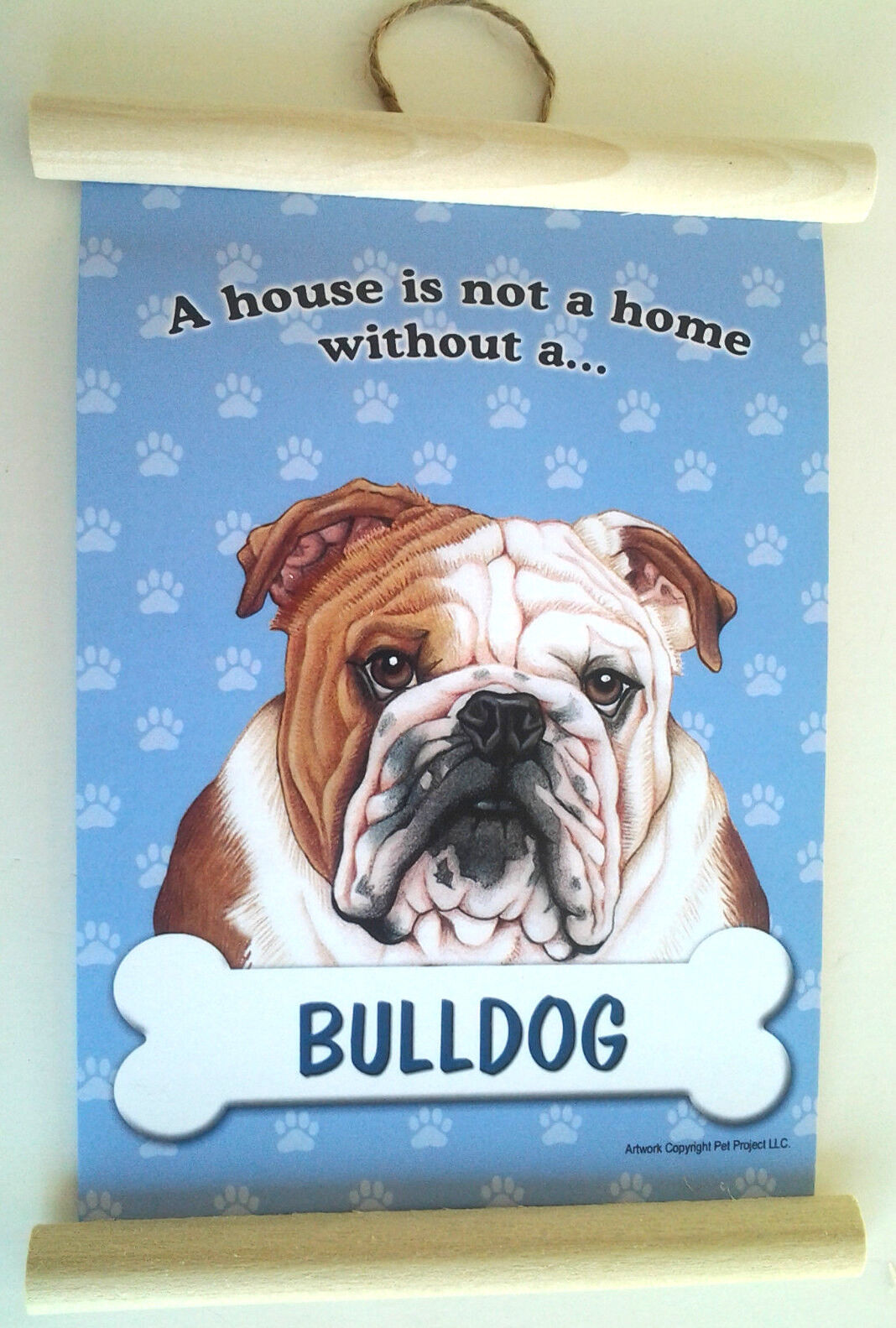A HOUSE IS NOT HOME Recommended WITHOUT 2021 new NOVELTY WALL DOG BULLDOG HANGING