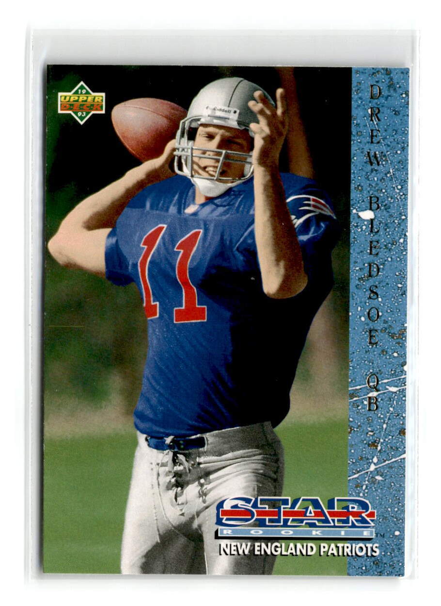 1993 Upper Deck - #11 - Drew Bledsoe RC - New England Patriots