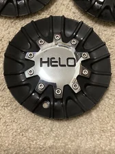 Helo Black Chrome Wheel Center Cap Hub Cap M-876-1 6-1/2”OD 1piece