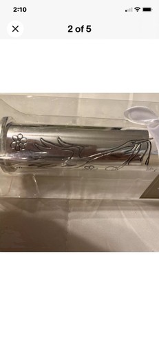 Birth Certificate Holder 9.5” Silver Plated Stephan Baby. New Orig Packaging - Picture 2 of 8