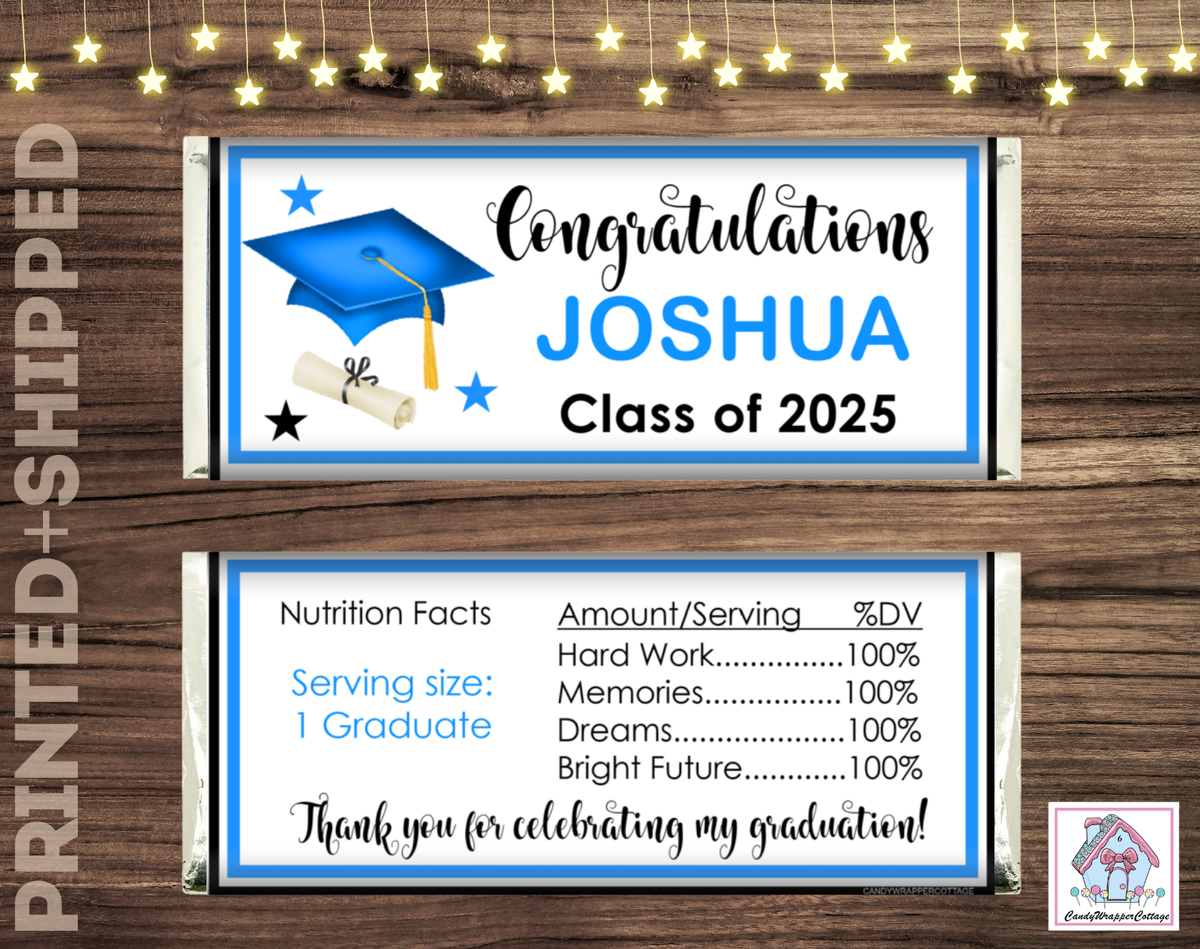 Personalized Graduation Candy Hershey's Miniatures Chocolate