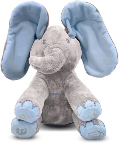 Elephant Plush Toy - Interactive Singing Stuffed Animal for Babies