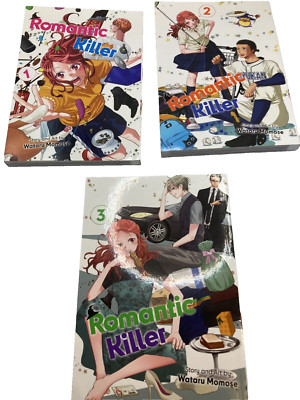 Romantic Killer Manga Vol 1-3 English Lot Wataru Momose Shojo 3 PBs
