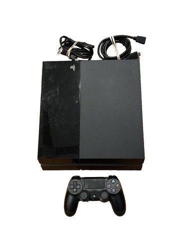 Sony PlayStation 4 PS4 CUH-1215A 500Gb Black Gaming Console ONLY C