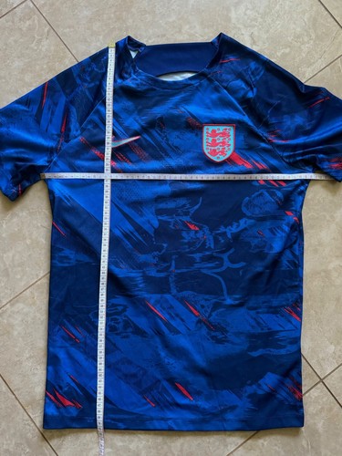 England 2022/2023 Pre-Match Fußball Trikot Soccer Shirt Nike DM9547-492 Größe M - Bild 13 von 13