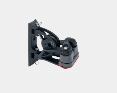 Harken 2156 40mm Carbo Pivoting Halyard Lead Sailboat Block With Cam Cleat