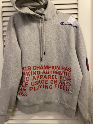 champion super fleece behind the label hoodie