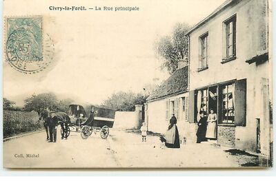 CIVRY-LA-FORET - La Rue Principale - 7425