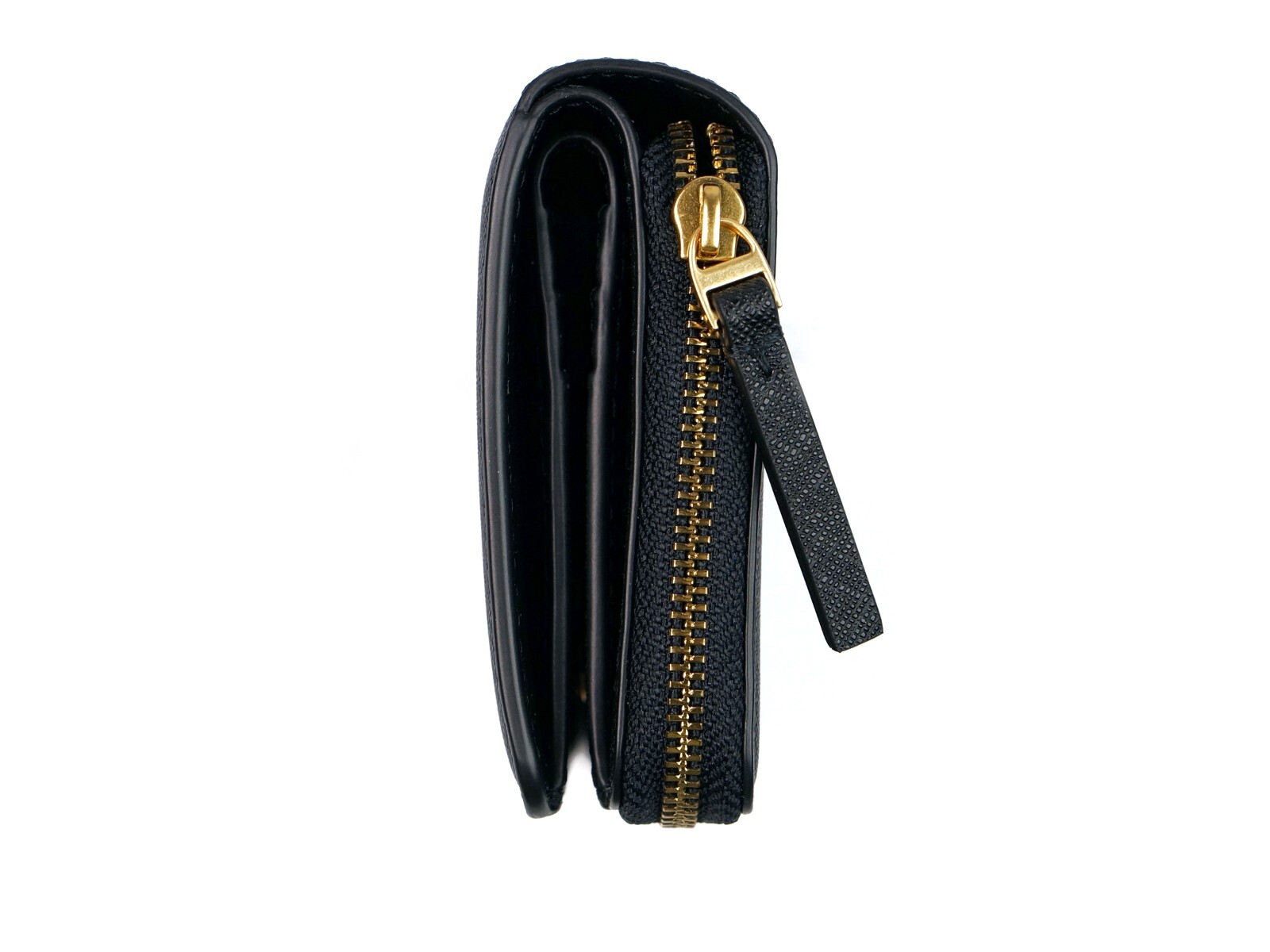 New Tory Burch Emerson Black Saffiano Leather Small Wallet 147606