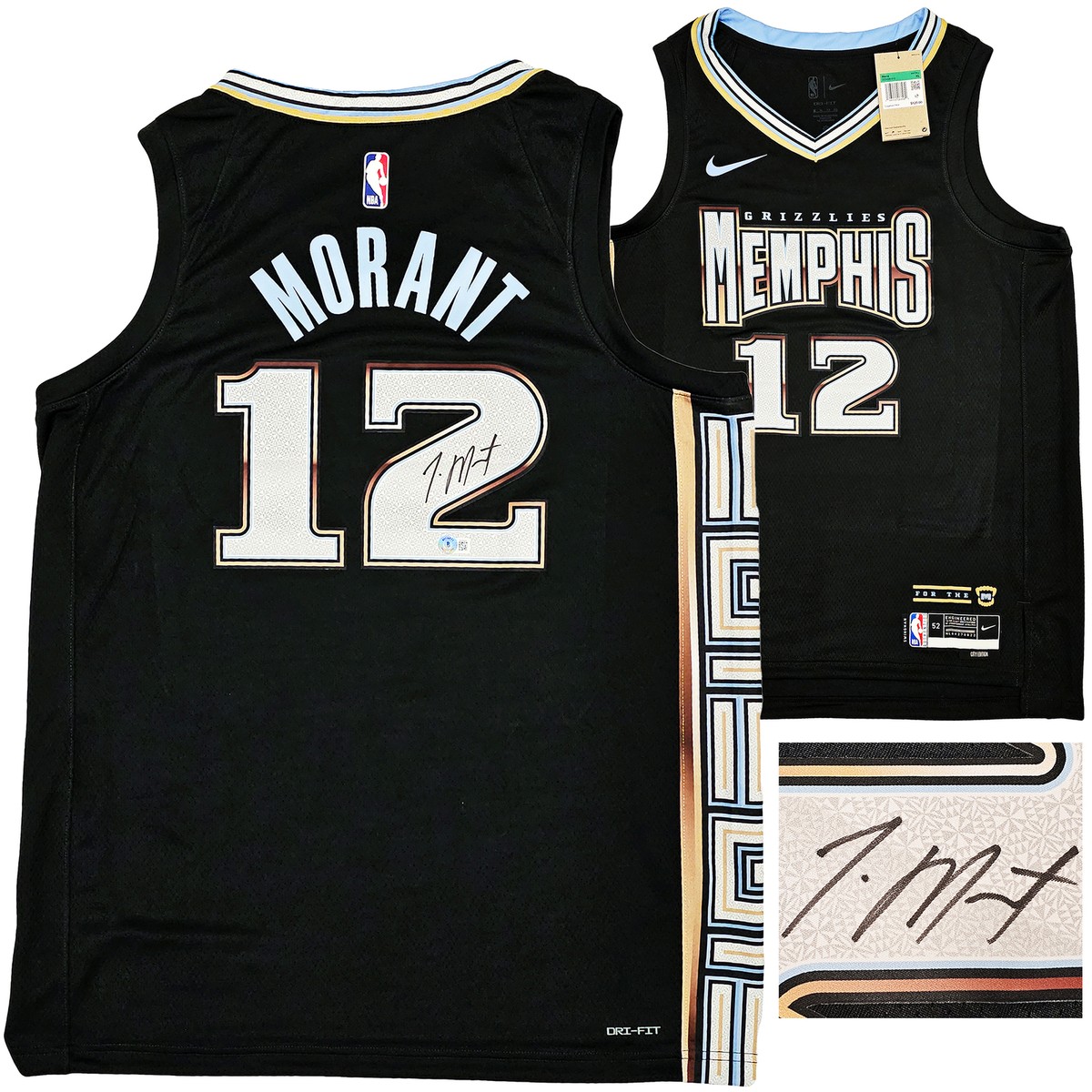 Nike Ja Morant ユニフォーム Unisex Nike Ja Morant White Memphis Grizzlies Swingman