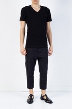 Vivienne Westwood Men's Dropped Crotch Black Trousers L63718 Size 50