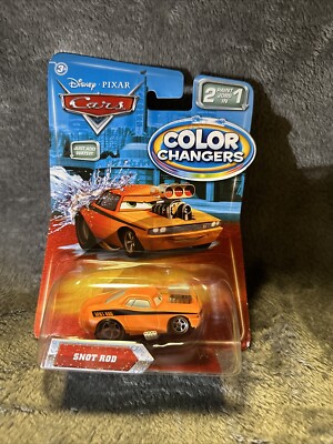 Disney PIXAR Cars Color Changers SNOT ROD 2 paint jobs in one 2009 Rare Sealed!
