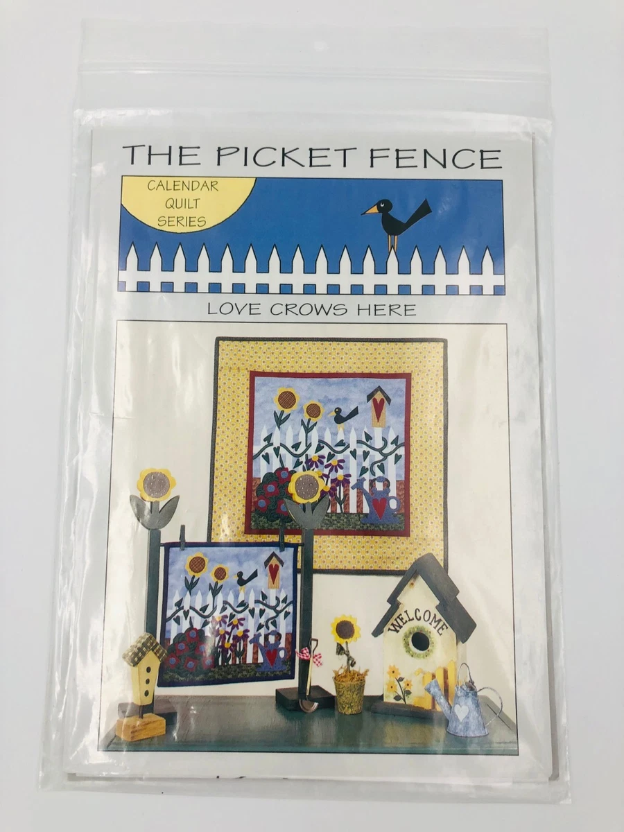 The Picket Fence Calendar Quilt Series Love Crows Here June 1999 Uncut |  eBay