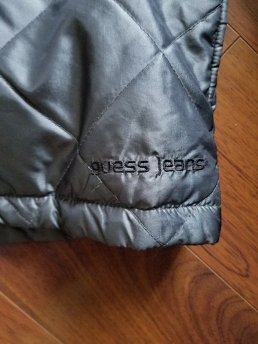 GUESS JEANS Fleece Lined Jacket - Puffer Style - Slate Grey - Picture 2 of 6