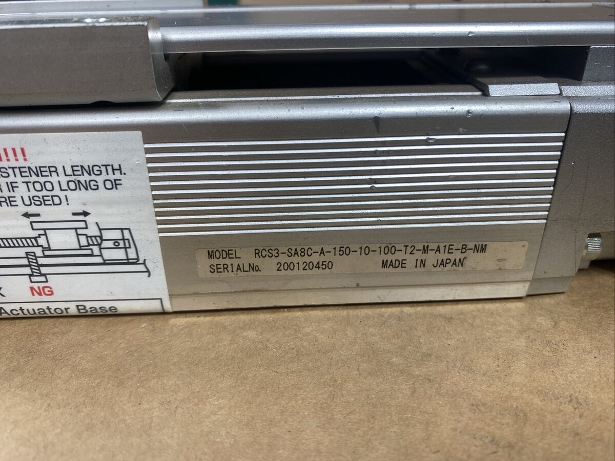 IAI Robo Cylinder RCS3-SA8C-A-150-10-100-T2-M-A1E-B-NM IAI Robo Cylinder RCS3-SA8C-A-150-10-100-T2-M-A1E-B-NM