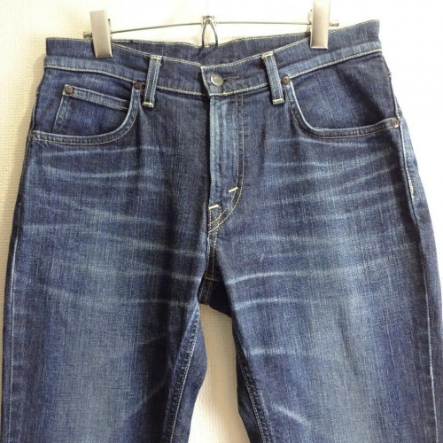 Lee Tight Straight Denim 30 Stretch Indigo Blue Made in Lee Tight Straight Denim 30 Stretch Indigo Blue Made in