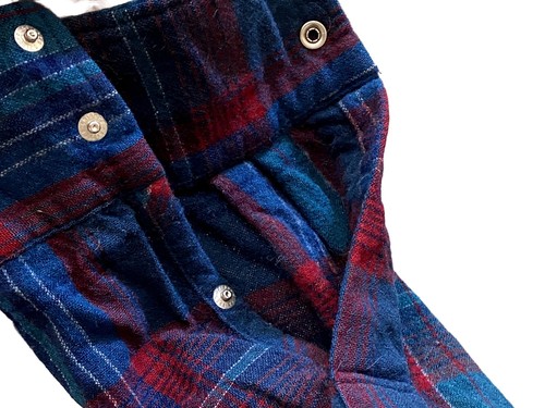 Pendleton | Women's Vintage 70s Virgin Wool Flannel Shirt | Size: XL - Picture 4 of 11