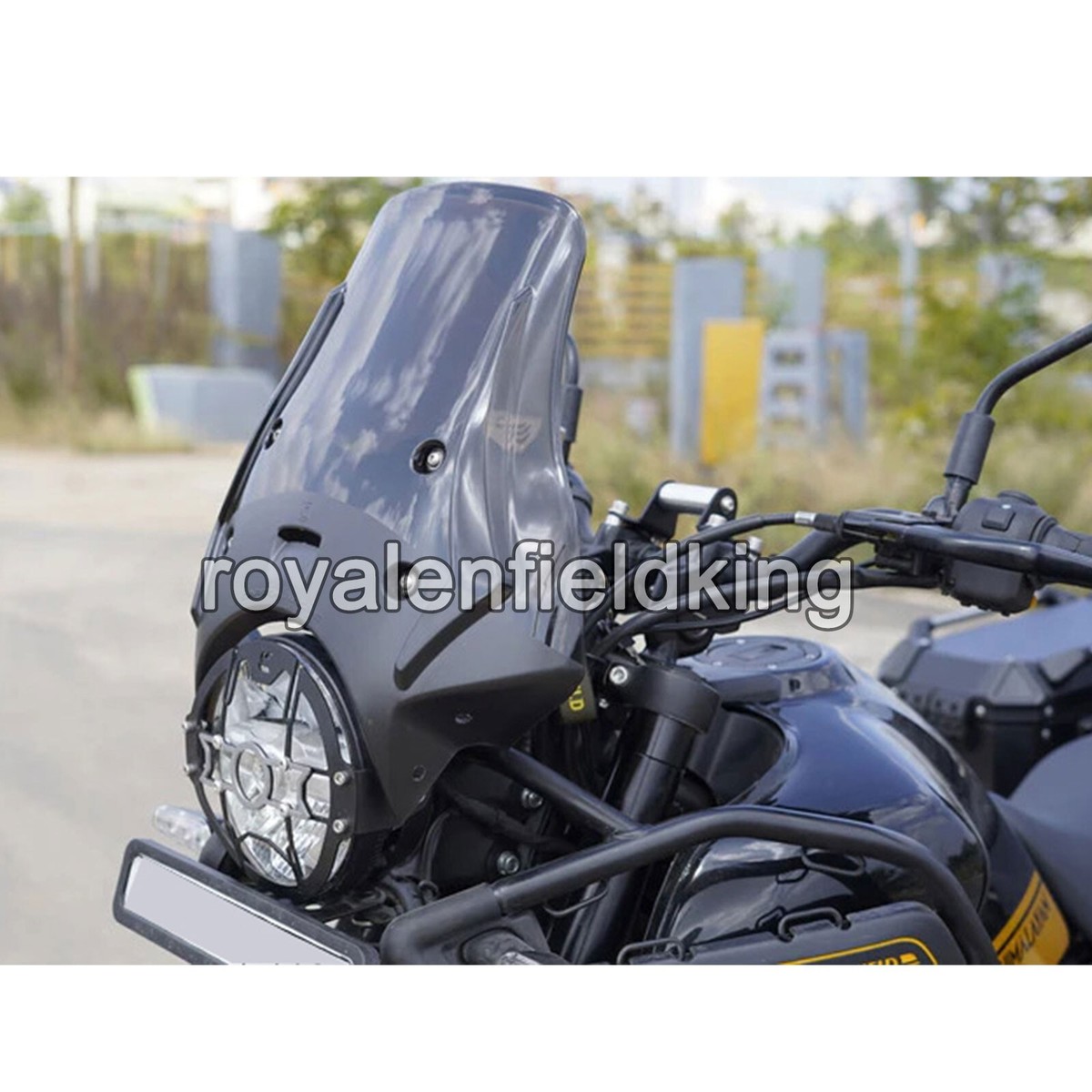 Carbon Racing Windshield (Smoked) Fit for Royal Enfield NEW