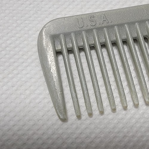 Vintage Hair Cutting Comb 7" Starflite By Dupont 858 Gray (6-7/8" x 1" x 3/16") - Picture 8 of 9