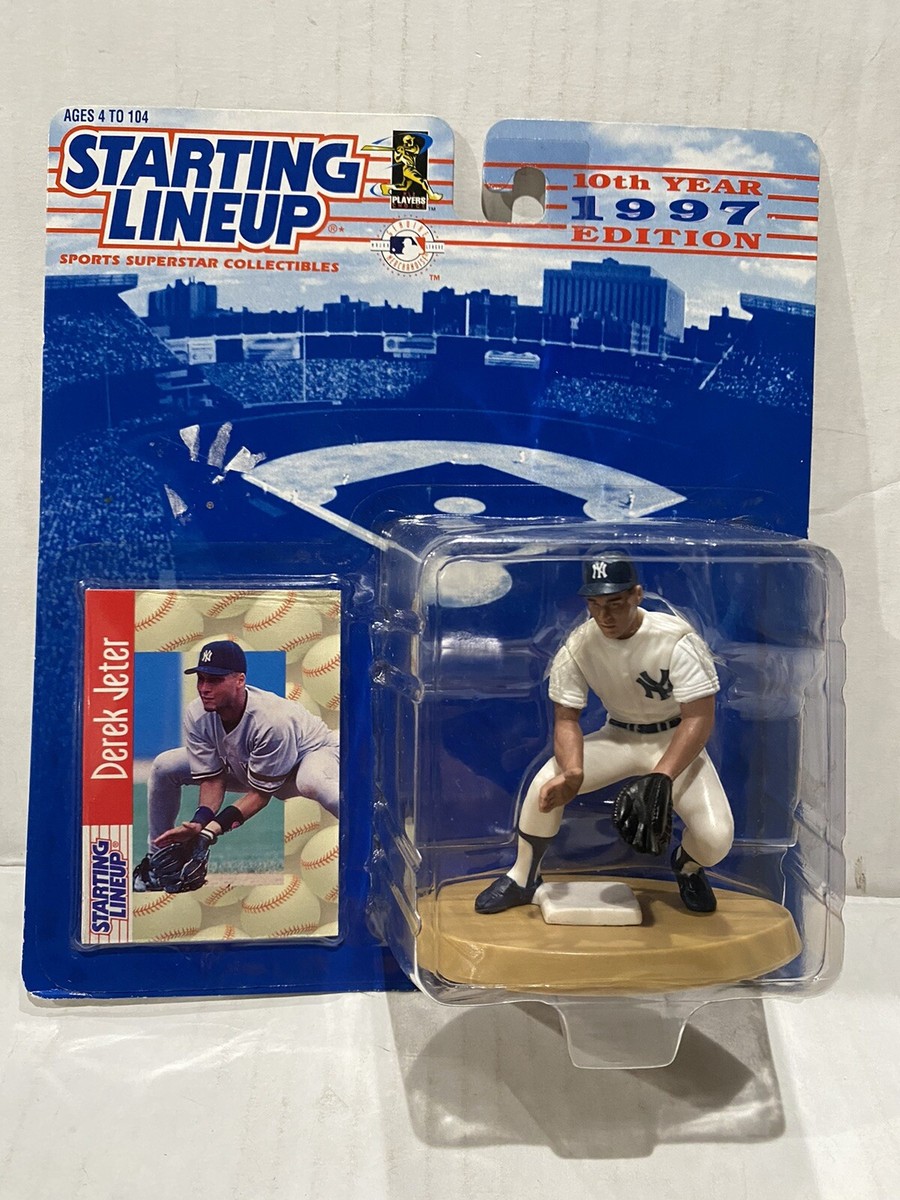 Derek Jeter マイナー時代使用グラブ Derek Jeter Yankees 1998 Starting Lineup Action Figure With