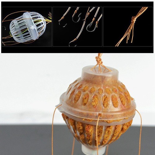 Carbon Baits 1Pcs Fishing Hooks Steel Plastics Carp Spherical Tackle Tools - Afbeelding 3 van 20