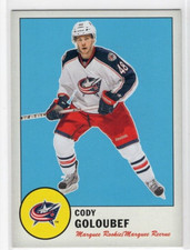 Cody Goloubef 12-13 O-Pee-Chee OPC Marquee Rookie Retro #565 Blue Jackets
