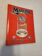2004 Opening Day Program 2003 World Series Champions Florida Marlins