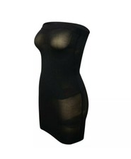 Tummy Control Body Shaper, Medium, Black