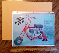 Vintage Alexander Reynolds Corp ARCO Model #3001 Mini Bike Brochure Ad Reprint