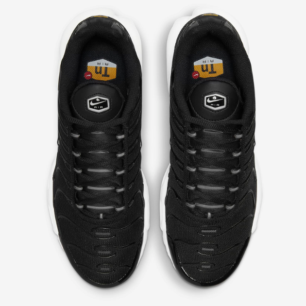 Size 5 - Nike Air Max Plus Black White W for sale online | eBay