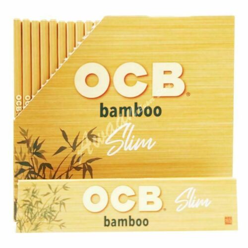 OCB BAMBOO KING SIZE Smoking Rolling Papers Slim Ultra Thin Papers 1 5 10 25 50 - Photo 1 sur 1