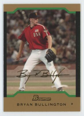 2004 Bowman Chrome Draft Picks Gold Bryan Bullington Baseball Card #BDP124