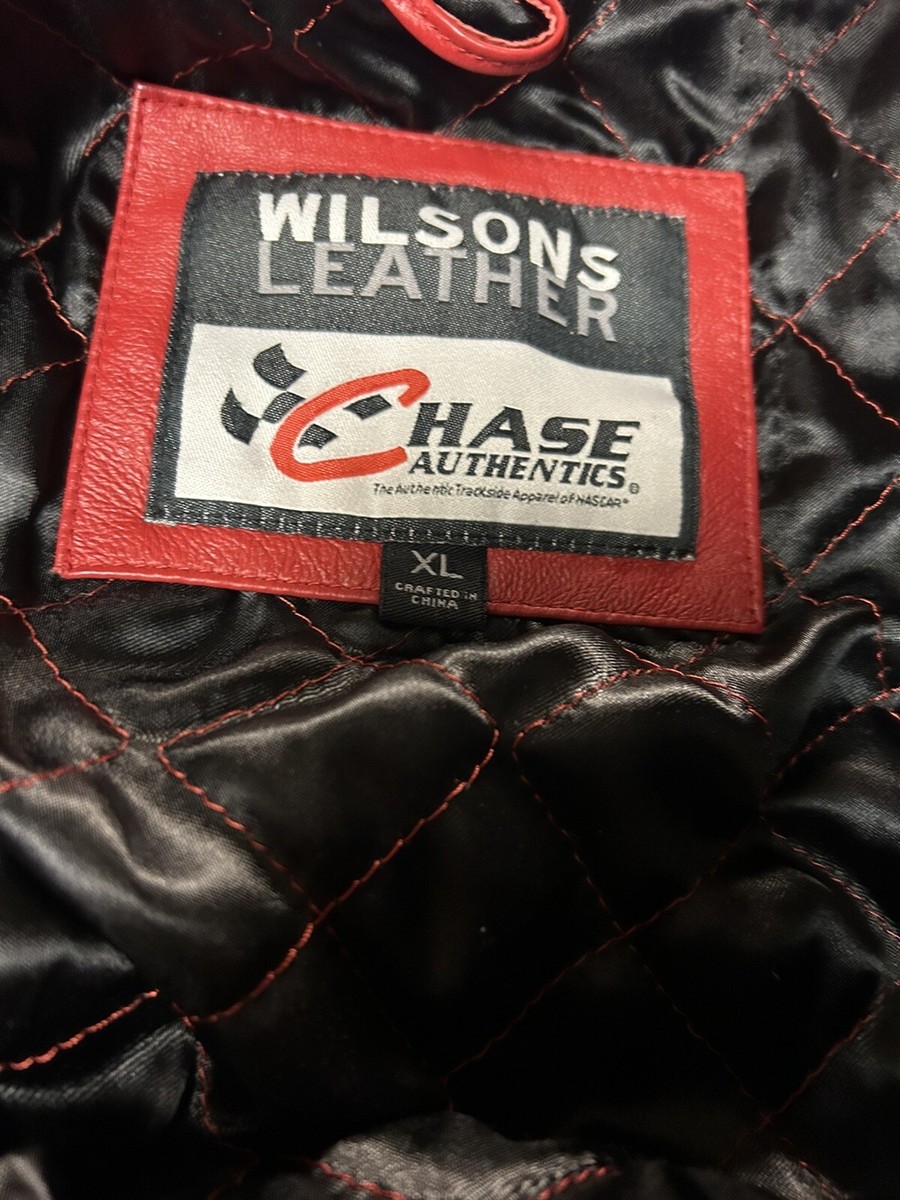 Dale Earnhardt Jr Chase Authentics Wilsons Leather XL Jacket