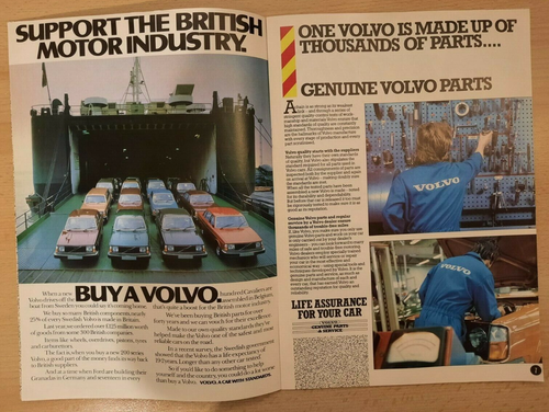 1983 VOLVO car sales brochure. "Standards" magazine. UK auto literature catalog - Picture 6 of 11