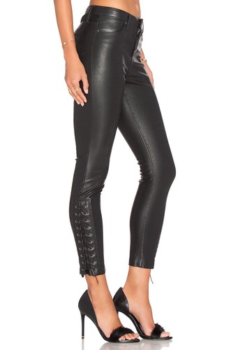 Black Vegan Faux Leather Pants 
