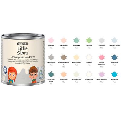 Little Stars Wandfarbe Kinderzimmerfarbe luftreinigend 2,5L Farbwahl Rust Oleum